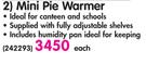 Anvil Mini Pie Warmer