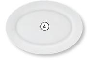 Aro Oval Ceramic Platter-51cm