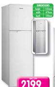 Hisense 220Ltr White Double Door Fridge/Freezer