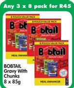 Bobtail Gravy With Chunks-8 x 85gm-3's