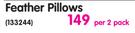 Sheraton Feather Pillows-2 Pack