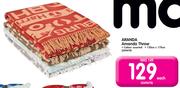 Aranda Amanda Throw Assorted-130cm x 170cm Each