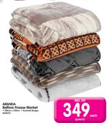 Aranda Belfiore Finesse Blanket-200cm x 230cm Each