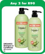 Organics Shampoo Or Conditioner (All Variants)-2 x 1L