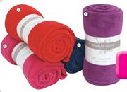 In House In Home Coral Fleece Throws-127cm x 152cm Each