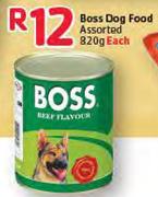 Boss Dog Food Assorted-820g