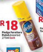 Pledge Furniture Polish Assorted-275ml