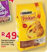 Purina Friskies Dry Cat Food Assorted-1.4kg