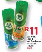 Air Wick 4 In 1 Air Freshener Assorted-180ml Each