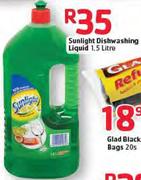 Sunlight Dishwashing Liquid-1.5L