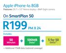 Apple iPhone 4s-8GB-On SmartPlan 50
