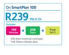 Apple iPhone 4s-8GB-On SmartPlan 100