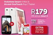 Vodafone Smart 4 Mini & Alcatel OneTouch Pop 7 Tablet-On Smart S