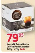 Nescafe Dolce Gusto Coffee Pods 128g-270g Each