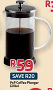 PnP Coffee Plunger-600ml