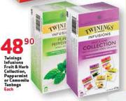 Twinings Infusions Fruit & Herb Collection, Peppermint Or Camomile Teabags Each