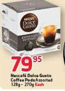 Nescafe Dolce Gusto Coffee Pods Assorted-128-270g-Each