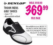 Dunlop Troon Mens Golf Shoes Size 7-11 Per Pair 