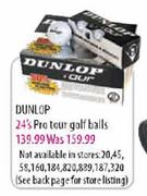 Dunlop 24's Pro Tour Golf Balls 