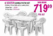 6 Seater Samba Patio Set Per Set 