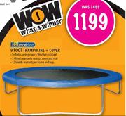 Bounceking 9 Foot Trampoline + Cover