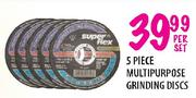 Multipurpose Grinding Discs-5 Piece Per Set