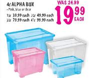 Alpha Box-4L Each