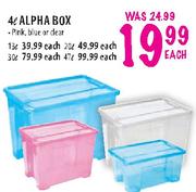 Alpha Box-47L Each