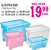 Alpha Box-13L Each