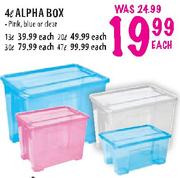 Alpha Box-20L Each 
