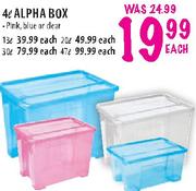 Alpha Box-30L Each