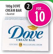 Dove Cream Bar Assorted-2 x 100g