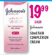 Johnson's Fair Complexion Cream-50ml each