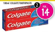 Colgate Toothpaste-2 x 100ml