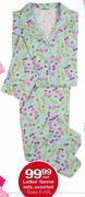 Ladies' Flannel Sets-Per Set