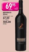 Ridgeback Shiraz-1*750ml