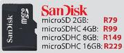 SanDisk microSDHC-16GB