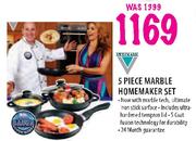 Vermark Marble Homemaker Set-5 Piece 
