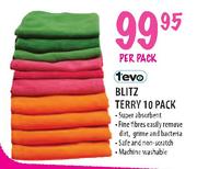 Tevo Blitz Terry 10 Pack-Per Pack  