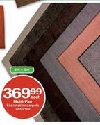 Multi-Flor Fascination Carpets-2m x 3m Each