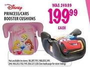 Disney Princess/Cars Booster Cushions-Each