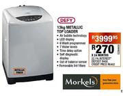 Defy Metallic Top Loader-13kg