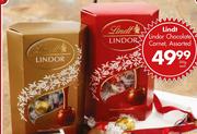 Lindt Lindor Chocolate Cornet, Assorted-200g each