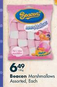 Beacon Marshmallows Assorted, Each-150g
