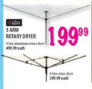 Always Home 4 Arm Aluminium Rotary Dryer-Each