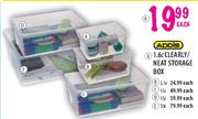 Addis Clearly/Neat Storage Box-11 L Each