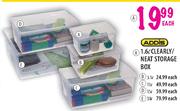 Addis Clearly/Neat Storage Box-30 L Each