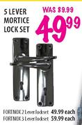 5 Lever Mortice Lock Set
