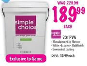 Simple Choice PVA-20L Each