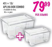 Alpha Box Combo-47L + 13L Per Combo